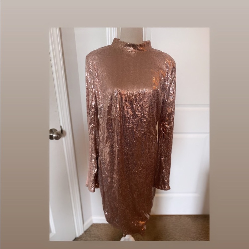 Shiny fashion nova New Years dress